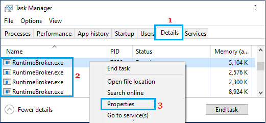 Open Runtime Broker Properties