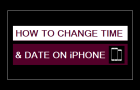 Change Time and Date on iPhone