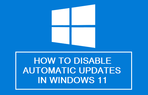 Disable Automatic Updates in Windows 11