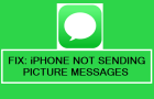 iPhone Not Sending Picture Messages