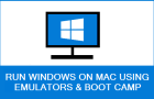 Run Windows on Mac Using Emulators And Boot Camp