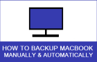 How to Backup MacBook