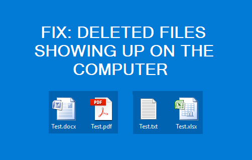 Deleted Files Showing Up on Computer