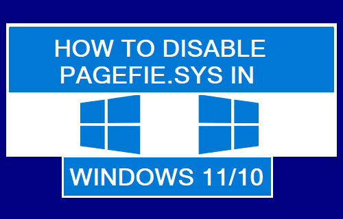 Disable Pagefile.sys in Windows