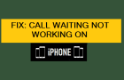 Call Waiting Not Working on iPhone