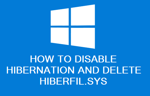 Disable Hibernation and Delete Hiberfil.sys