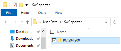Chrome Folder in SwReporter Registry