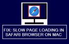 Slow Page Loading in Safari on Mac