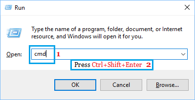 Open Command Prompt As Admin Using Run Command