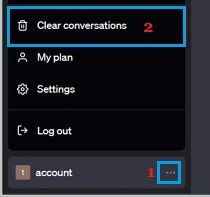 Clear Conversation Option in ChatGPT