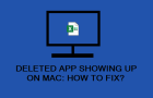 Deleted App Showing up on Mac