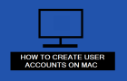 Create User Accounts On Mac