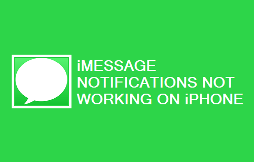 iMessage Notifications Not Working on iPhone