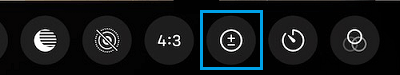 Exposure Icon on iPhone Camera