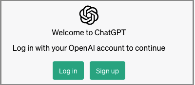 Login or Sign Up for ChatGPT 
