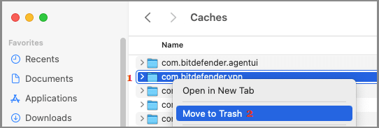 Move App to Trash Can on Mac