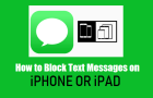 Block Text Messages on iPhone