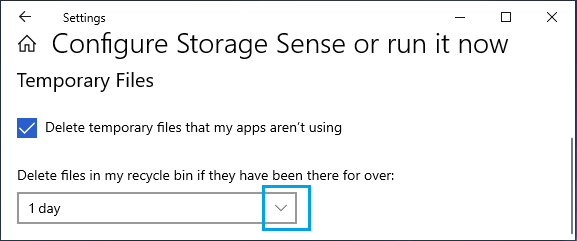 Delete files in Recycle bin after set period of time