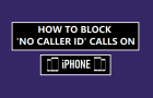 Block No Caller ID Calls on iPhone