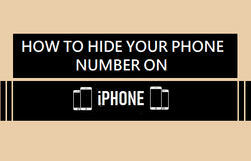 Hide Phone Number on iPhone
