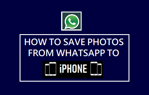 Save WhatsApp Photos to iPhone