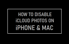 Disable iCloud Photos On iPhone & Mac