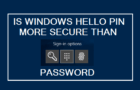 Is Windows Hello PIN More Secure Than Password
